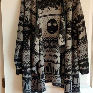 Nightmare Before Christmas Fair Isle Cardigan